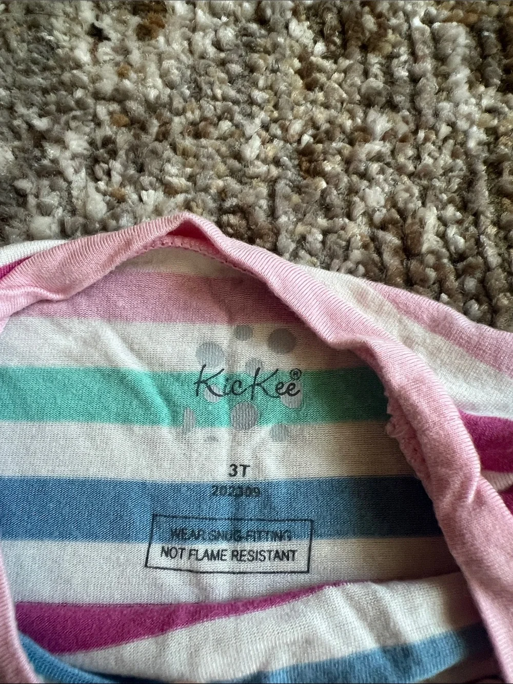 Kickee Pants Toddler Girls 3T Pajama Set